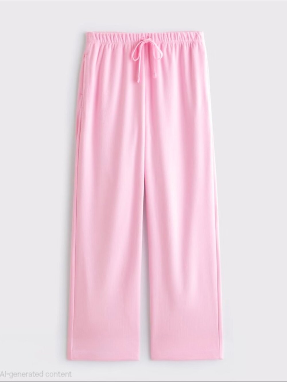 Abercrombie & fitch YPB Restore Wide Leg Pant - Baby Pink - Size S / Short